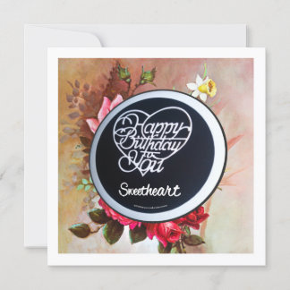 Carte Joyeux anniversaire pour vous & Le Seigneur est mo