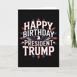 Carte Joyeux Anniversaire Président Trump - Trump Annive