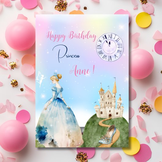 Carte Joyeux Anniversaire Princesse