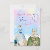 Carte Joyeux Anniversaire Princesse (Devant)