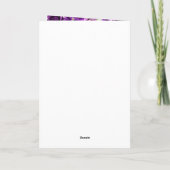 Carte Joyeux Anniversaire Princesse Fleurie Violette (Dos)