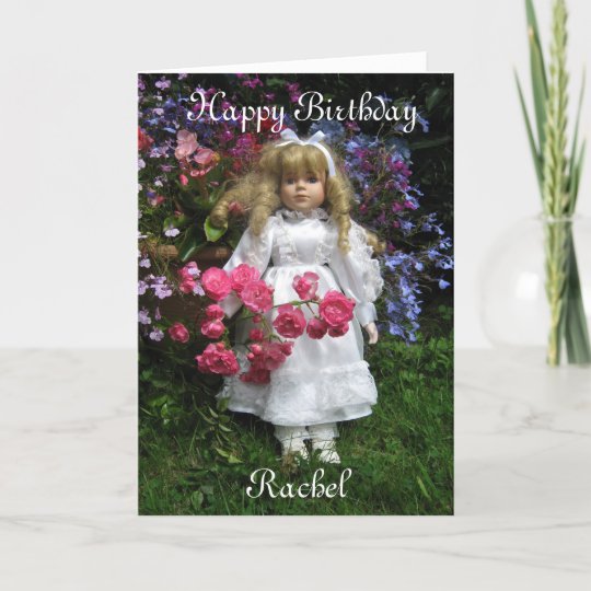 Carte Joyeux Anniversaire Rachel Zazzle Be