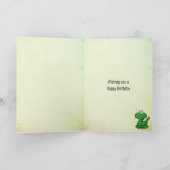Carte Joyeux Anniversaire Rattlesnake  (Intérieur)