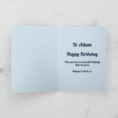 Carte Joyeux Anniversaire Realtor Estate Agent Realty Fu (Intérieur)