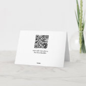 Carte Joyeux anniversaire - région sculptée de nébuleuse (Dos)