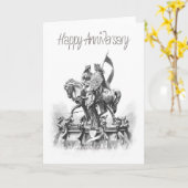 Carte Joyeux anniversaire-renaissance (Fleur jaune)