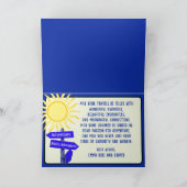 Carte Joyeux anniversaire Retro Camper RV Voyage (Intérieur)