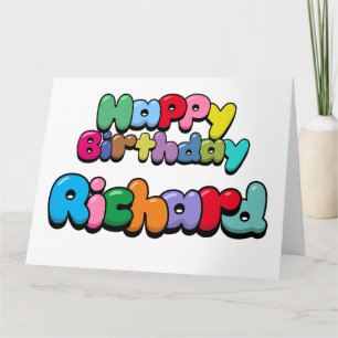 Carte Joyeux anniversaire Richard
