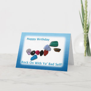 Carte Joyeux Anniversaire Rock sur