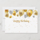 Carte Joyeux anniversaire roi Charles III (Dos)