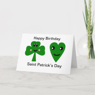 Carte Joyeux anniversaire : Saint Patrick’s Day