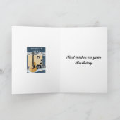 Carte Joyeux anniversaire Salutation (Intérieur)
