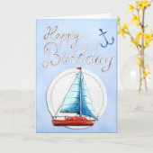 Carte Joyeux anniversaire Salutation (Fleur jaune)