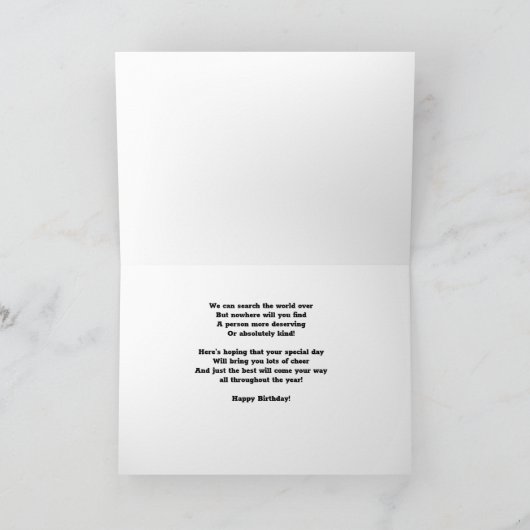 Carte Joyeux Anniversaire Sand Beach Shells (Intérieur)