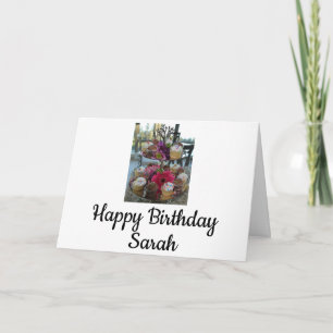 Carte Joyeux anniversaire Sarah