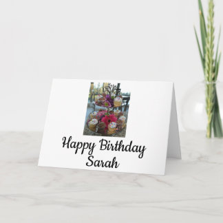 Carte Joyeux anniversaire Sarah