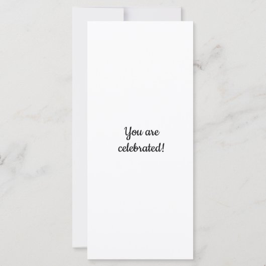 Carte Joyeux anniversaire Sarah (Dos)