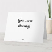 Carte Joyeux anniversaire Sarah (Dos)