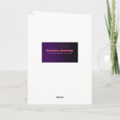 Carte Joyeux anniversaire - Sarcastiquement (Dos)