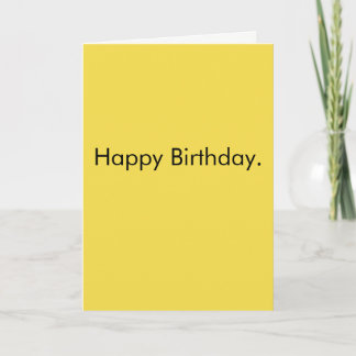 Carte Joyeux anniversaire - Sarcastiquement