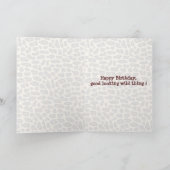 Carte Joyeux Anniversaire Sauvage (Intérieur)