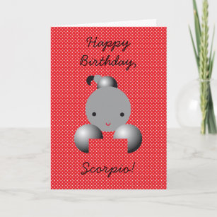 Cartes Scorpion D Anniversaire Zazzle Be