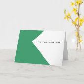 Carte Joyeux anniversaire, secousse (Fleur jaune)