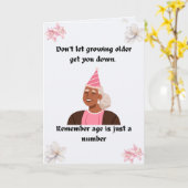 Carte Joyeux Anniversaire Senior ! (Fleur jaune)