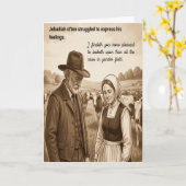 Carte Joyeux Anniversaire Sentiments Gênants (Fleur jaune)