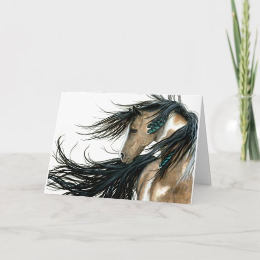 Carte Joyeux Anniversaire Serenity Horses par AmyLyn Bih (Devant)