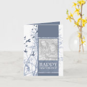Carte joyeux anniversaire (Silcolecheen) (Fleur jaune)