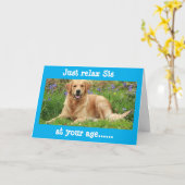 CARTE JOYEUX ANNIVERSAIRE ***SIS** REPOSE SUR TON ANNIVE (Fleur jaune)