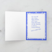 Carte Joyeux anniversaire Sky Diving Koala (Intérieur)