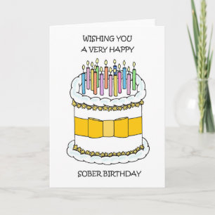 Carte Joyeux anniversaire sobre