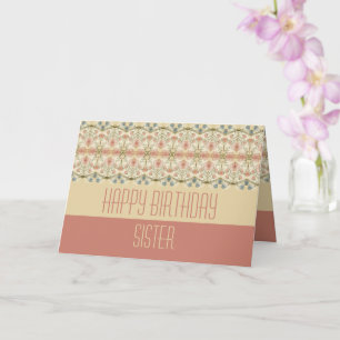 Carte Joyeux Anniversaire Sœur