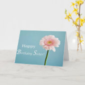 Carte Joyeux anniversaire Soeur Daisy (Fleur jaune)