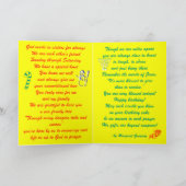 Carte Joyeux anniversaire, soeur et ami (Intérieur)