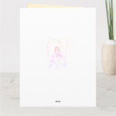 Carte Joyeux anniversaire Soeur Fée design (Dos)