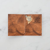 Carte Joyeux Anniversaire Son Cougar, Puma, Mountain Lio (Intérieur)