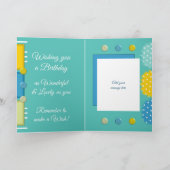 Carte Joyeux Anniversaire spécial Godmère vert (Intérieur)