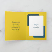 Carte Joyeux anniversaire spécial nièce bleu (Intérieur)