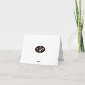 Carte Joyeux Anniversaire Sport Course voiture À damiers (Dos)