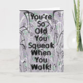 Carte Joyeux Anniversaire Squeaky ! (Devant)