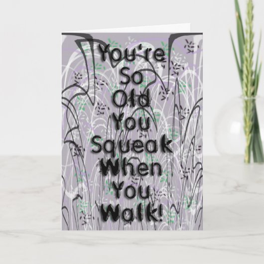 Carte Joyeux Anniversaire Squeaky ! (Devant)