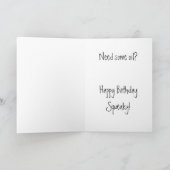 Carte Joyeux Anniversaire Squeaky ! (Intérieur)