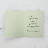 Carte Joyeux anniversaire Stephanie Monarch Butterfly (Intérieur)