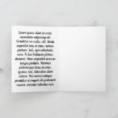 Carte Joyeux Anniversaire Stiletto Roses Dedicatory & Ex (Intérieur)