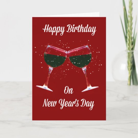 Carte Joyeux Anniversaire Sur Des Verres De Vin D Eve De Zazzle Be