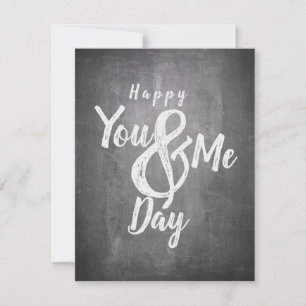 Carte Joyeux anniversaire sur fond tableau noir