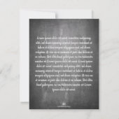 Carte Joyeux anniversaire sur fond tableau noir (Dos)